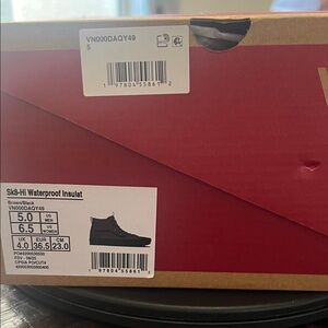 Vans Sk8-Hi Waterproof Insulat Boots in Brown and Black